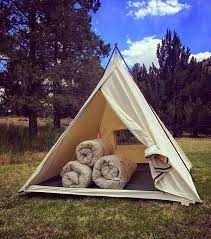 J Bar D Canvas And Leather Tent Set Up Teepee Tent
