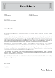 If the application directions say to upload a cover letter, do it—even if you plan to send it in the body of an email as well. Fleet Manager Cover Letter Example Kickresume