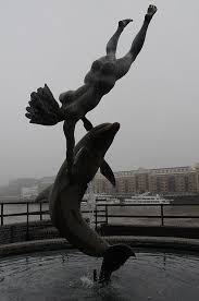 Woman With Dolphin Dolphins Women Photo