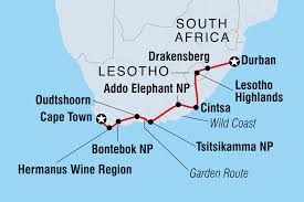 The name comes from the verdant and ecologically diverse vegetation encountered here and the numerous estuaries and lakes dotted along the coast. Garden Route Adventure Intrepid Travel