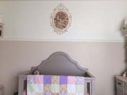 work in progress two toned nursery walls high set decorative chair rail painted upper wall color ikea new home designs decorative chair shabby chic nursery