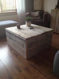 zelfgemaakte salontafel met bergruimte zelfgemaakte salontafels salontafel meubels