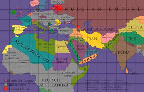 A Map I Made Of A World Where Germany Won Ww1 The Map Is In 1925 Italy And Ethiopia Also Joined On The Central Powers S Map Central Powers Alternate History