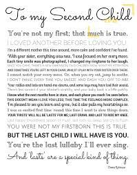 Second Child Print Mom Of 2 Nursery Art Baby Shower Etsy Mom Quotes Mommy Quotes My Children Quotes