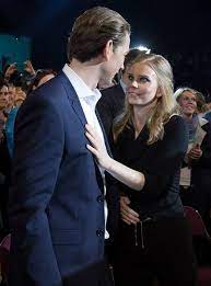 Featured in the image is sebastian kurz, with girlfriend susanne thier. Walking On Water