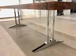 Gate legged dining tables have been around for a long time now, and they still provide a good answer for small homes that lack an area in which to set up a long table permanently. The Work Bjorling Grant
