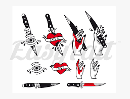 They're there because, if you think about it, the very concept of currency is like a weird fairy story that only works if everyone believes in it. Traditional Knives And Hearts Set Old School Tattoo Knife Hd Png Download Transparent Png Image Pngitem