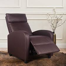 Sedgwick recliner leather a classy recliner chair in a modern design. Polar Aurora Massage Recliner Chair Pu Leather Vibratory Massage Function Recliner Ergonomic Lounge For Living Room Brown Pricepulse