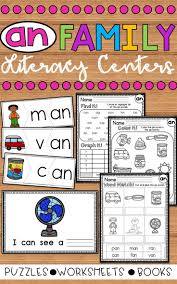 An Word Family Worksheet And Activity Bundle Word Families Word Family Worksheets Word Study Activities