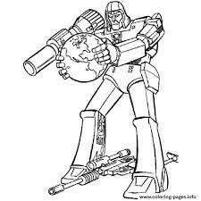 Free download printable coloring pages of animal, cartoons, toys, and others at incoloring.com. Transformers Megatron Coloring Pages Printable