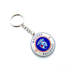 A virtual museum of sports logos, uniforms and historical items. Western Bulldogs Round Logo Keyring