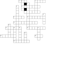 Food Crossword Puzzles
