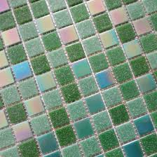 Turquoise green 1'' x 4'' glossy glass tile. China Art Mosaic Craft Tile Wall Floor Swimming Pool Green Glass Mosaic China Mosaic Wall Tile Mosaic Tile