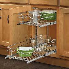 Rev A Shelf 2 Tier Wire Baskets Rev A Shelf Shelves Cabinet Organization
