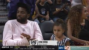 Kyrie andrew irving ▪ twitter: Photo Kyrie Irving Sitting With Daughter And Side Chick At Wnba Game