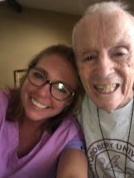 Celebrating a 105-year-old man's birthday and discussing longevity