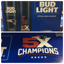 Here We Go Pats Fans Bud Light Aluminum 16oz Bottles Now In Stock Patriots Beer Bud Light Light Beer