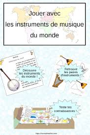 Pack Jeux Sur Les Instruments De Musique Du Monde Mon Autre Reflet Instrument De Musique Musique Du Monde Musique