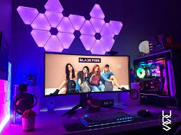 Blackpink Theme Battlestations Gaming Room Setup Computer Setup Battlestation
