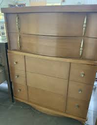 Vintage kroehler 9 drawer dresser with images furniture. Mcm True Vintage Kroehler Permanized 2 Piece Bedroom Set Chicago Quad Cities Ebay