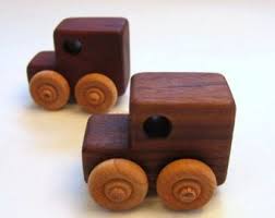 Handcrafted Wooden Semi Truck Etsy Wooden Toy Cars Wooden Toys Diy Handcraft