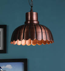 Ceiling spotlight with 3 spots, white. Buy Ikea Copper Metal Single Hanging Lights By Stello Online Mid Century Single Hanging Lights Ceiling Lights Lamps And Lighting Pepperfry Product