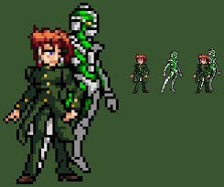 Jojo Bizarre Adventure Kakyoin Sprite By Leanboox On Deviantart Pixel Art Pattern Pixel Art Anime Pixel Art