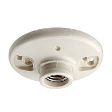 Leviton 9883 Porcelain Keyless Incandescent Ceiling Light Socket Walmart Com Walmart Com