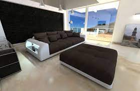 Furniture love featuring varied selection of vintage design and architect furniture. Modernes Bigsofa Miami Mit Hocker Und Beleuchtung Kaufen Bei Pmr Handelsgesellschaft Mbh