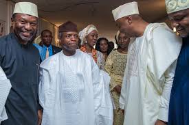 Former senate president, bukola saraki, on saturday attended a wedding function in the federal capital territory, abuja, after which he was arrested by the economic and financial crimes commission. Photo News Osinbajo Wife Attend Saraki S Daughter S Wedding Engagement Premium Times Nigeria