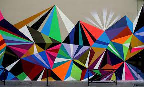 Colorful Geometric Graffiti Murals Guerrilla Street Art Amazing Street Art Street Art Utopia