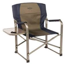 Kamp Rite Director S Chair With Side Table Is A Folding Padded Chair With Solid Armrests Easy To Use An Outdoor Folding Chairs Camping Chairs Directors Chair