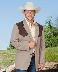 Tan Western Sport Coat Western Sport Coat Mens Western Jackets Western Style Outfits