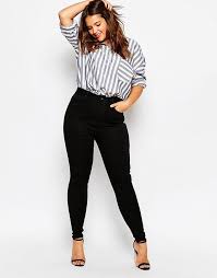 Keys To High Waisted Pants Hits Cms Below Navel Has As Flat Of Button Zipper Top Belt As Possible No Curvy Girl Outfits Plus Size Outfits Plus Size Fashion