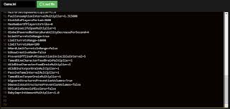 It contains sections for settings and preferences (delimited by a string in square brackets) with each section. Per Level Stat Multipliers Using The Game Ini File In Ark Survival Evolved Nitradopedia En