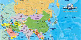Auf weltkarte.com finden sie eine vielfalt von links zu kostenlosen online weltkarten, landkarten und stadtplänen aus aller welt. Karte Von Asien Weltkarte Politisch Ubersichtskarte Regionen Der Welt Welt Atlas De