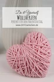Diy Wollherzen Schnell Und Einfach Selber Machen Schone Deko Muttertagsgeschenke Basteln Mit Kindern Muttertag Geschenke Basteln Geschenke Selber Basteln