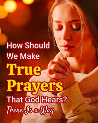 What kind of prayers does God answer?