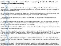 Indie Country Music Star Luanne Hunts Scores A Top 20 Hit