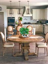 Custom Round Dining Table For 6 8 People Farmhouse Round Dining Table Round Dining Table For 6 Round Dining Room