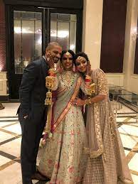 Shikhar dhawan and ayesha mukherjee have a unique love story. Shikhar Dhawan Ca Indian Wedding Fashion Shikhar Dhawan Saree Designs