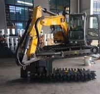Carga De La Máquina Excavadora De Limpieza De Lastre ...