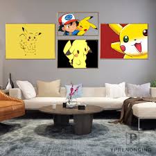 Did you scroll all this way to get facts about pokemon home decor? Custom Cute Pikachu Pokemon Poster Art Home Decor Canvas Printing Silk Fabric Print Wall Poster No Frame 180317 26 Buy At The Price Of 2 54 In Aliexpress Com Imall Com