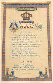 Menukaart 1883