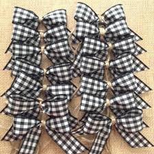 Black And White Plaid Ribbon Walmart Black And White Plaid Bows Small Buffalo Decorative Bows Etsy Buffalo Plaid Christmas Tree Buffalo Plaid Christmas Plaid Christmas Tree