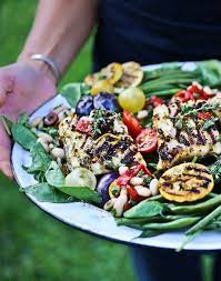 Simple Delcious Summer Nicoise Salad With Grilled Fish Feasting At Home Recipe Nicoise Salad Nicoise Salad Recipe Farmers Market Recipes