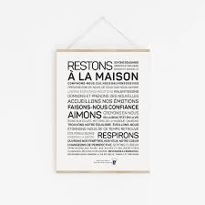 Affiche Restons Chez Nous En 2020 Affiche Mots Positifs Citations La Vie Est Belle