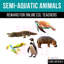 These Realistic Images Of Semi Aquatic Animals Will Make A Great Secondary Reward In Your Online Cla Reading Task Cards Classroom Reward System Aquatic Animals