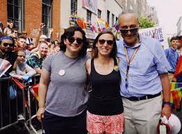 Alison schumer, who works on the company's policy and communications team, told me that she cannot comment on specific accounts, even if the account is a global public figure. Chuck Schumer On Twitter With My Daughter Alison And Her New Wife Biz Wouldn T Have Happened Without The Sacrifice At Stonewall Here We Are In Front Of Stonewall At Nycpride Stonewall50 Pride