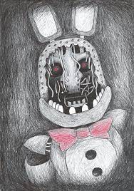 Withered Bonnie By Szpnia Fnaf Drawings Fnaf Fnaf Coloring Pages